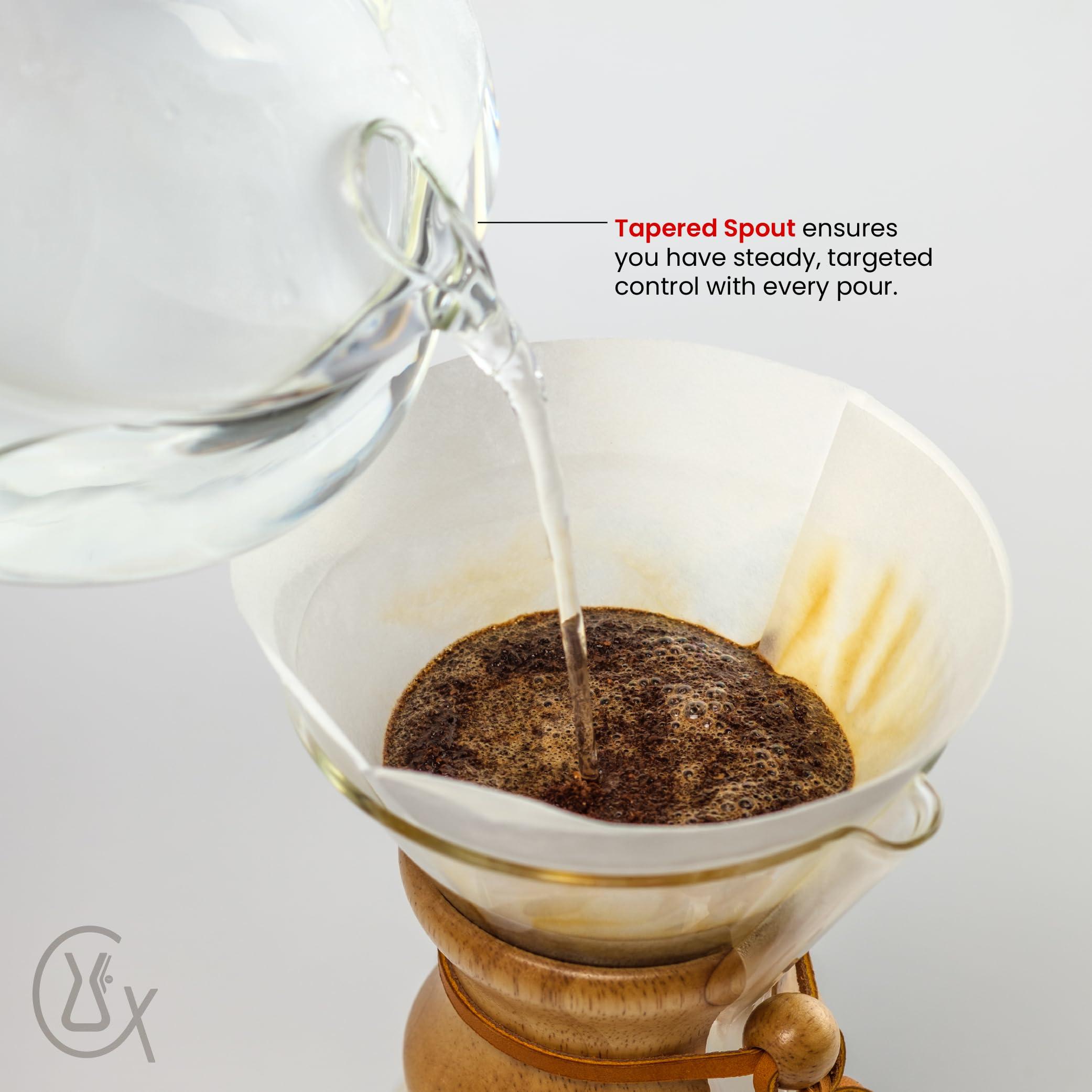 Chemex CHEMEX Hand Blown Glass Water Kettle, 2 Quart