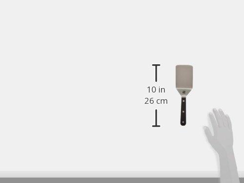 Sabatier Sabatier Triple Rivet Stainless Steel Wide Turner, 9.65-Inch, Black