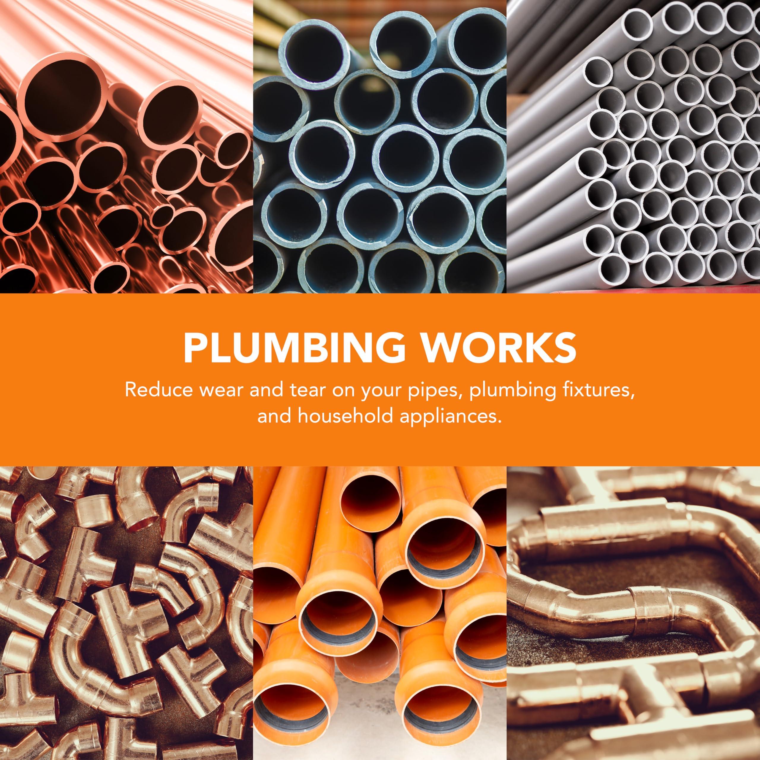 YARNA YARNA Capacitive Electronic Water Descaler Whole House Solution - No-Salt Softener System, Reduces Limescale Effects and Mineral Buildup - Model CWD230, Compatible with Pipes Up of to 2 Inches