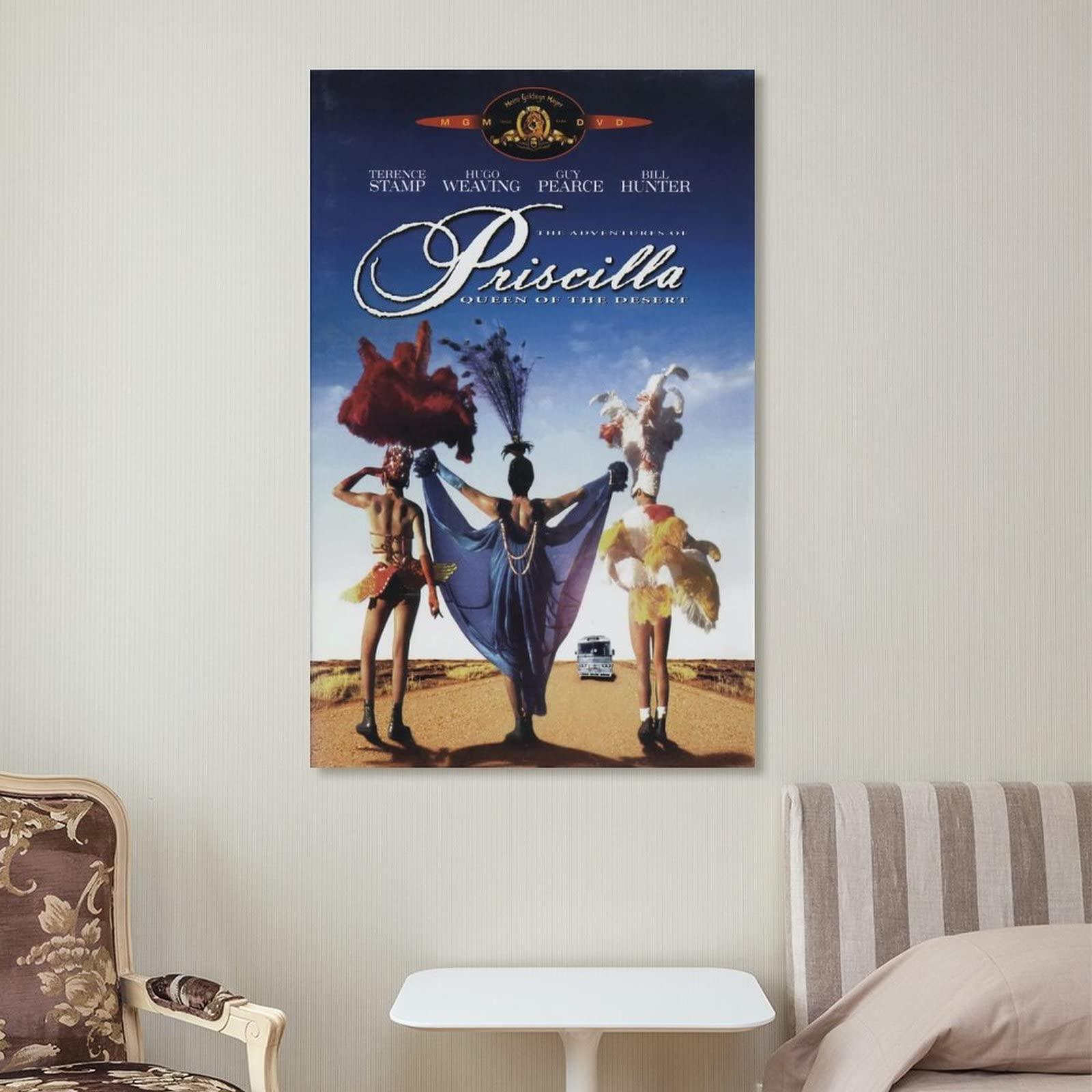 Zelbuck Zelbuck The Adventures of Priscilla, Queen of The Desert Movie Poster (5) Wall Art Paintings Canvas Wall Decor Home Decor Living Room Decor Aesthetic 20x30inch(50x75cm) Unframe-Style