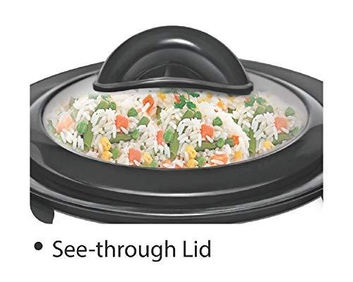 MILTON Milton Casserole with Glass Lid Set of 3 for Hot Food, Insulated Hot Pot, Stainless Steel, Serving Box (bowl, dish) for Food and Roti, Sizes 19 oz, 41 oz and 66 oz, Clarion