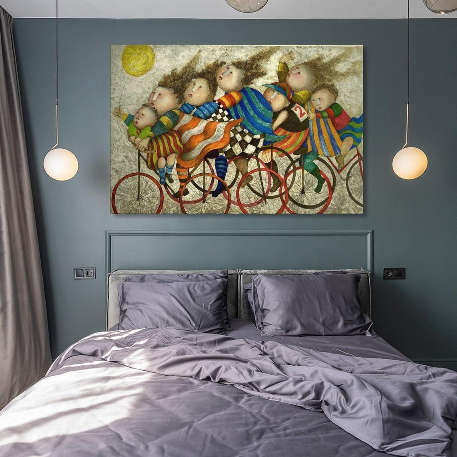 PANER PANER Graciela Rodo Boulanger Prints Paintings Journee A La Campagne Poster Decorative Painting Canvas Wall Art Living Room Posters Bedroom Painting 24x36inch(60x90cm), Unframe-style