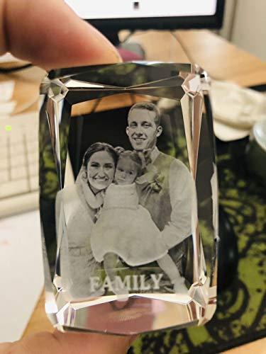 Youni 3D Crystal Glass Picture Custom from Photo. Tower