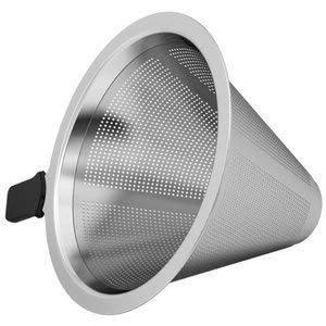 Coffee Gator Coffee Gator Pour Over Coffee Maker - 10.5 oz Paperless, Portable, Drip Coffee Brewer Pour Over Set w/Glass Carafe & Stainless-Steel Mesh Filter, 300ml Black