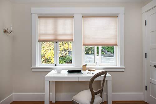 Redi Shade Redi Shade Artisan Select No Tools Custom Cordless Cellular Light Filtering Shades, Cornsilk, 50 1/8 in x 72 in
