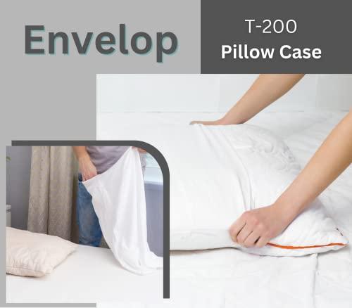 GOLD TEXTILES Twin 6 Piece White Bed Sheets Set- 6 Flat Sheets (66x108)- 6 Fitted Sheets (39x80+10) and 12 Standard Pillowcases T-200 Economy Grade Bedding Sheets & Pillowcases Percale Wave Hotel Linens (Twin)