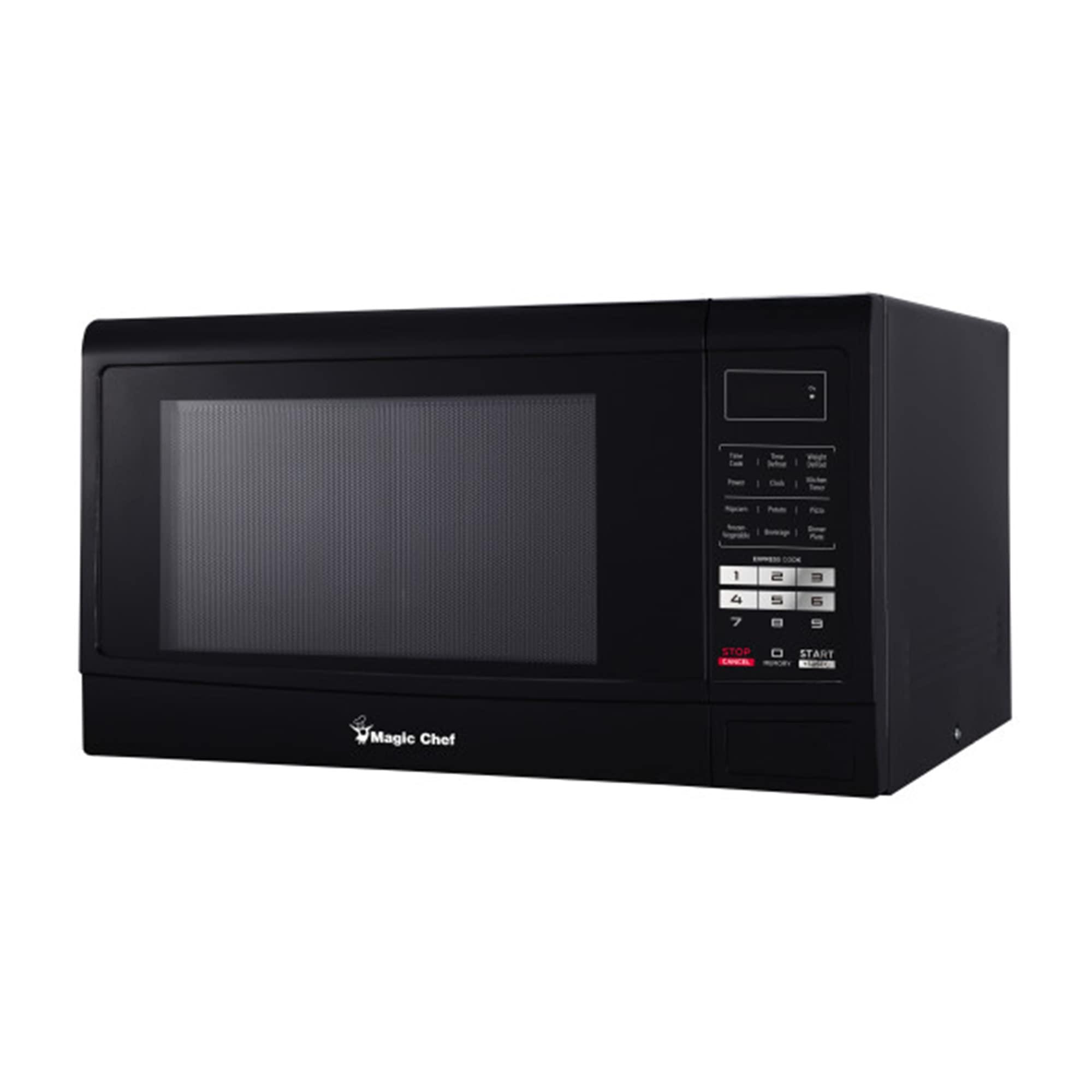 Magic Chef Magic Chef Countertop Microwave Oven, Small and Compact, 1100 Watt, 1.6 Cu Ft, Black