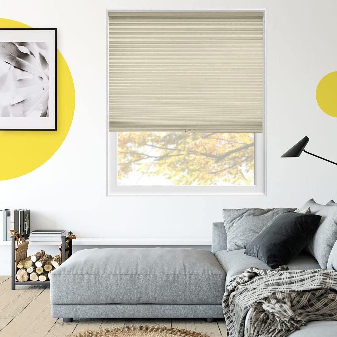 YELLOW BLINDS YELLOW BLINDS Cellular Shades, Window Blinds for Room, Window Coverings for Home Decor Series, Quokka (Light Filtering), 32.5" W x 72" H