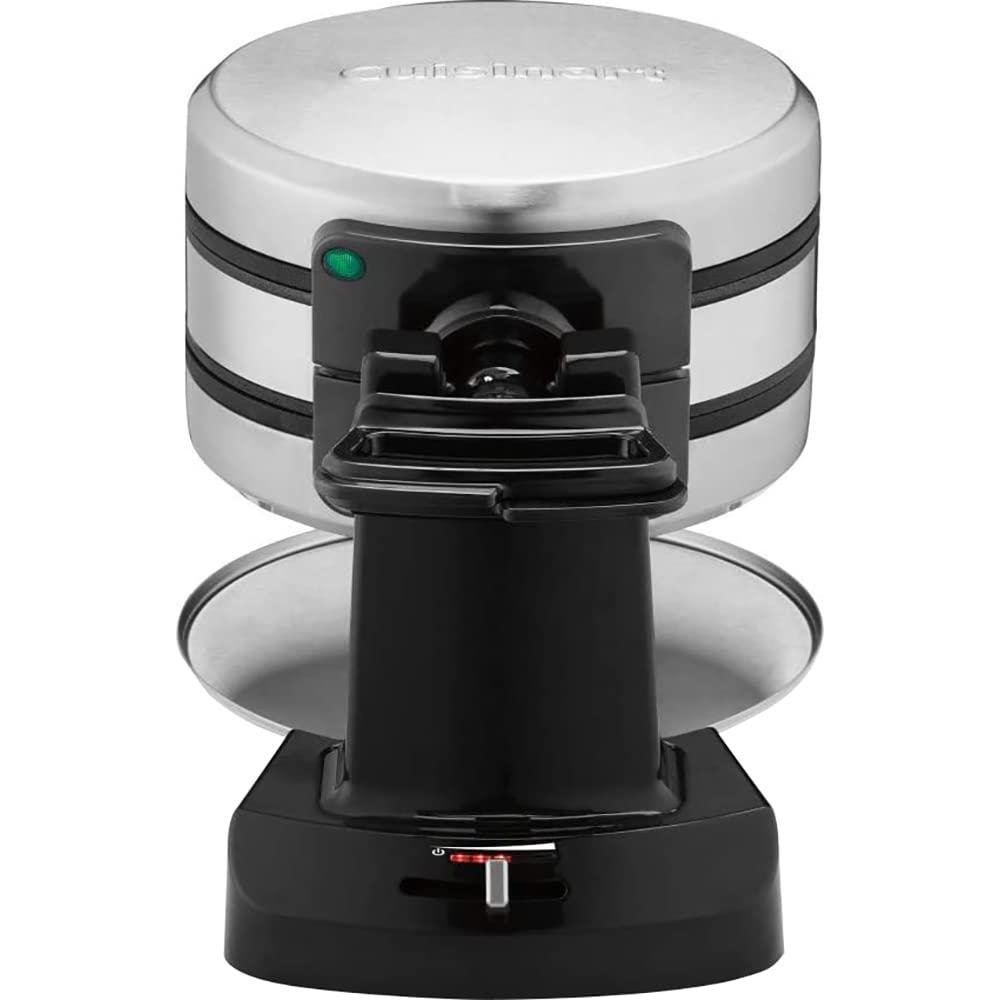 Cuisinart Cuisinart WAF-F40 Double Flip Belgian Waffle Maker Black/Stainless Bundle with 1 YR CPS Enhanced Protection Pack