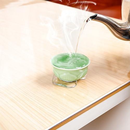 QCHIAN QCHIAN Desk Mat Transparent, Clear Desk Mat, Large Pad Table Protector, Non-Slip, Waterproof,Round Edges Desk Mat, for Kitchen Coffee Office Dining Table(Size:L(5.25ft) X W(3.28ft) X T(0.06"))