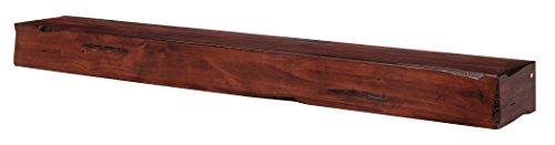 Pearl Mantels Pearl Mantels 412-60-70 Shenandoah Pine 60-Inch Fireplace Mantel Shelf, Rustic Cherry