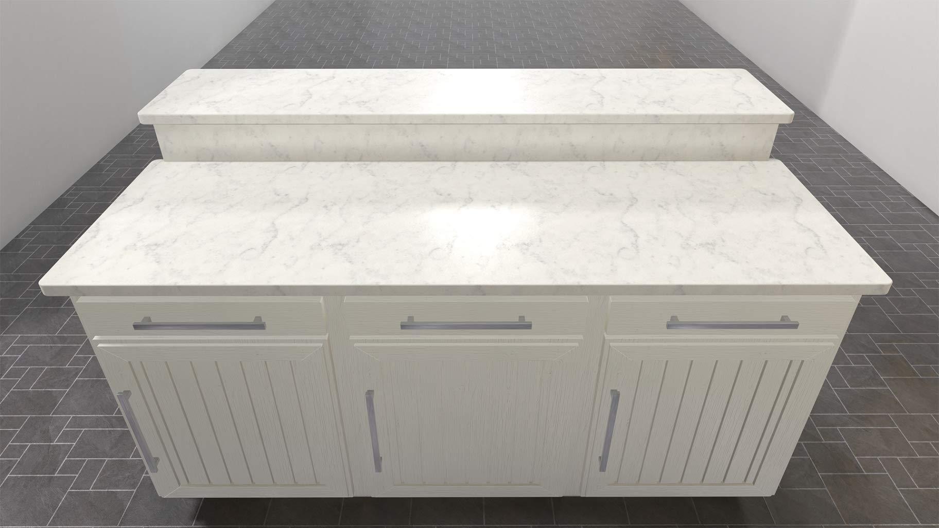 The Original Granite Bracket Solid Heavy Duty Steel Countertop Support Bracket, 1 Count, 10 inch, Angle L-Brackets for Shelves, DIY Projects, Made with American Steel, Hardware Included by Original Granite Bracket