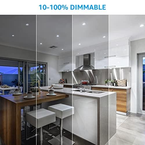 TORCHSTAR TORCHSTAR 8-Pack BR20 LED Bulbs, Indoor Flood Light R20, Dimmable, 7.5W (50W Eqv), UL & Energy Star, 5000K Daylight, E26 Medium Base, Recessed Can Lights, Home Ceiling