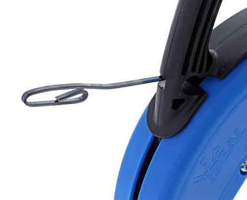 Ideal Industries IDEAL Electrical 31-033 Blued Steel Fish Tape – 50 ft. Blued Steel Fish Tape w/ Formed Hook & Tuff-Grip Pro Case, Non-Oily Finish, Laser Etched Increments