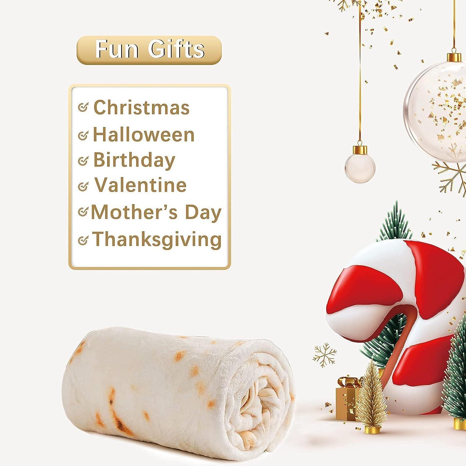 Lhedon Tortilla Blanket Baby, Baby Burritos Swaddle Blanket, Taco Blanket for Newborn Toddler, 285 GSM Soft Flannel Wearable Wrap Blanket Funny Gifts for Baby Shower Boy Girl 0-3 6 9 Months