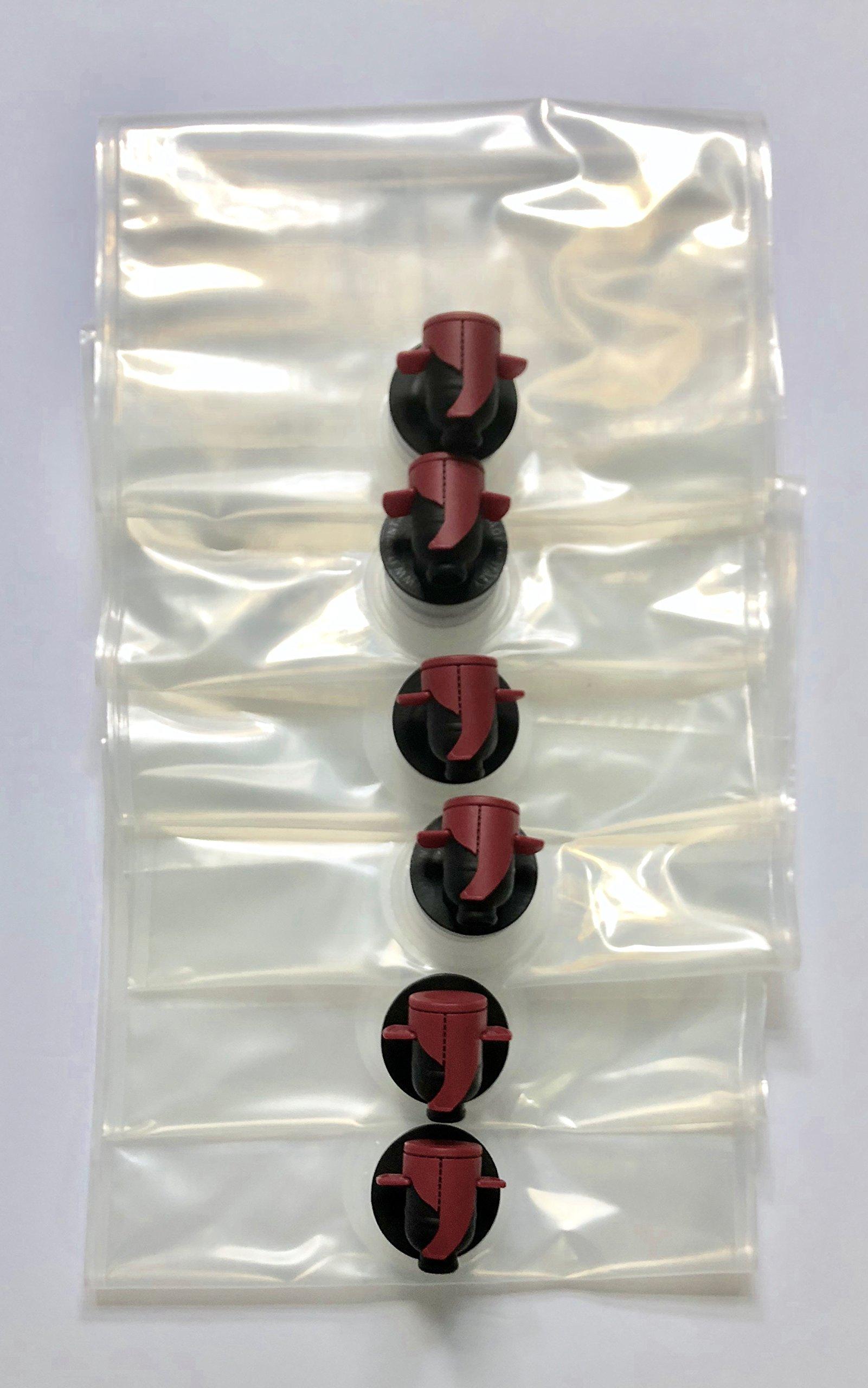 ASTRAPOUCH 1.5L Wine Bag-In-Box Kits [Eco-Friendly Wine Bottle Alternative] - Easily Bottle, Store & Dispense Your Wines - Perfect For Home Winemakers (Bag In Box Kits, 6 x 1.5L)