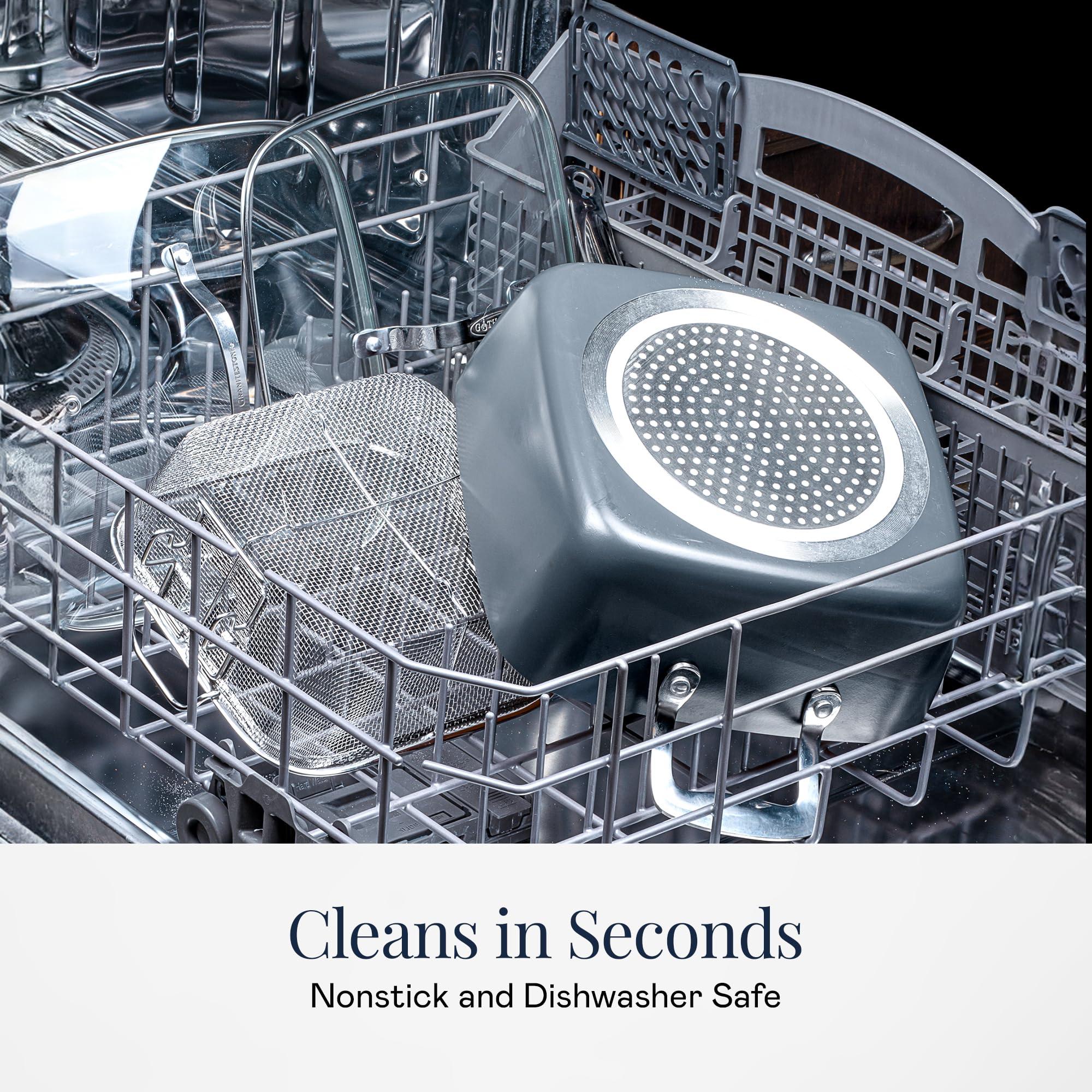 GOTHAM STEEL Gotham Steel 9.5 Inch Non Stick Frying Pans, Frying Pans Nonstick Skillet, Healthy and Non Toxic Ceramic Pan for Cooking, Nonstick Frying Pan, Oven Safe Skillet, Dishwasher Safe - Copper