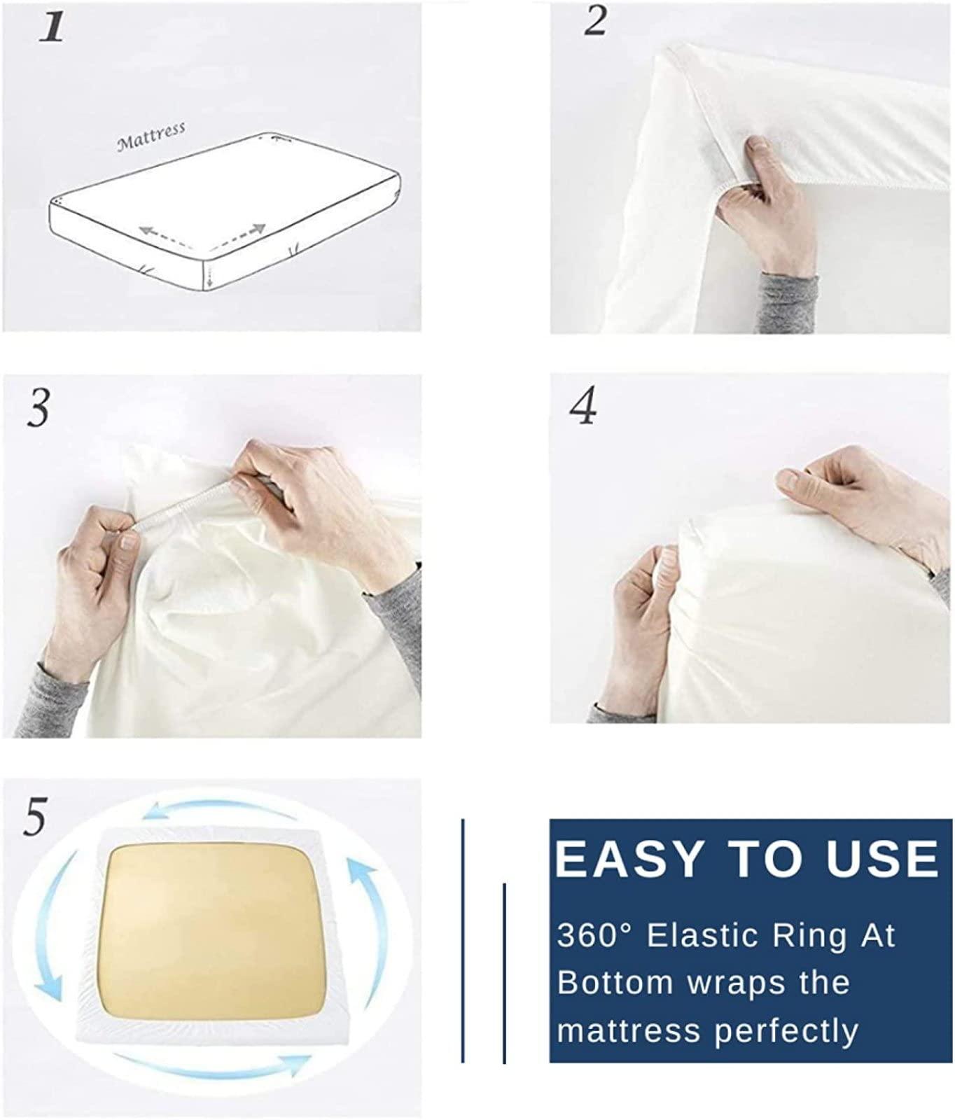 VARAGO VARAGO Wolf Sheets Twin Sheet Set, Animal Bedding Sheets & Pillowcases, 100% Microfiber, Deep Pocket, Includes 1 Flat Sheet, 1 Fitted Sheet, and 1 Pillowcase