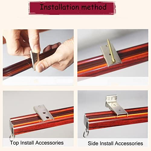 LEOSXA LEOSXA Wood Beaded Curtains Wooden Door Room Divider,Hanging Wooden Beaded Door Curtains,Partition Beads Curtain,Hanging Entrance Partition Curtain,for Room Bedroom,Customizable (30 stran