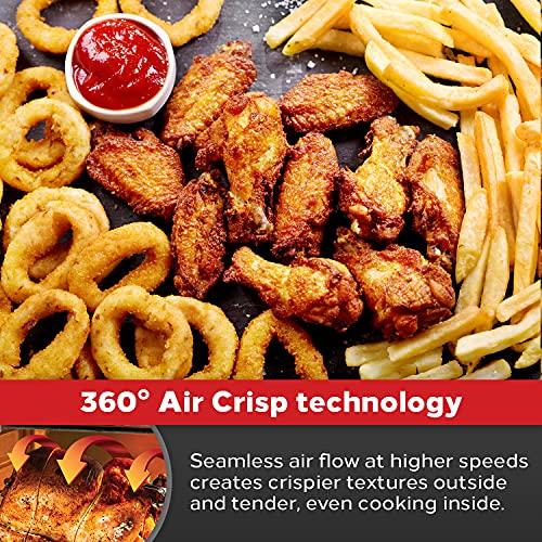 Emeril Lagasse Emeril Lagasse Everyday 360 Stainless Steel Air Fryer, 360 Quick Cook Technology, XL capacity, 9-in-1, 12 Pre-Set Cooking Functions including Bake, Rotisserie, Broil, Pizza, Slow Cook, Toaster
