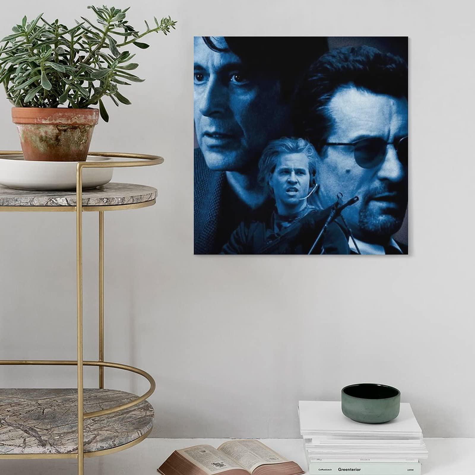 HAUHAU Heat Movie Poster (22) Wall Art Poster Scroll Canvas Painting Picture Living Room Decor Home Framed/Unframed 28x28inch(70x70cm)