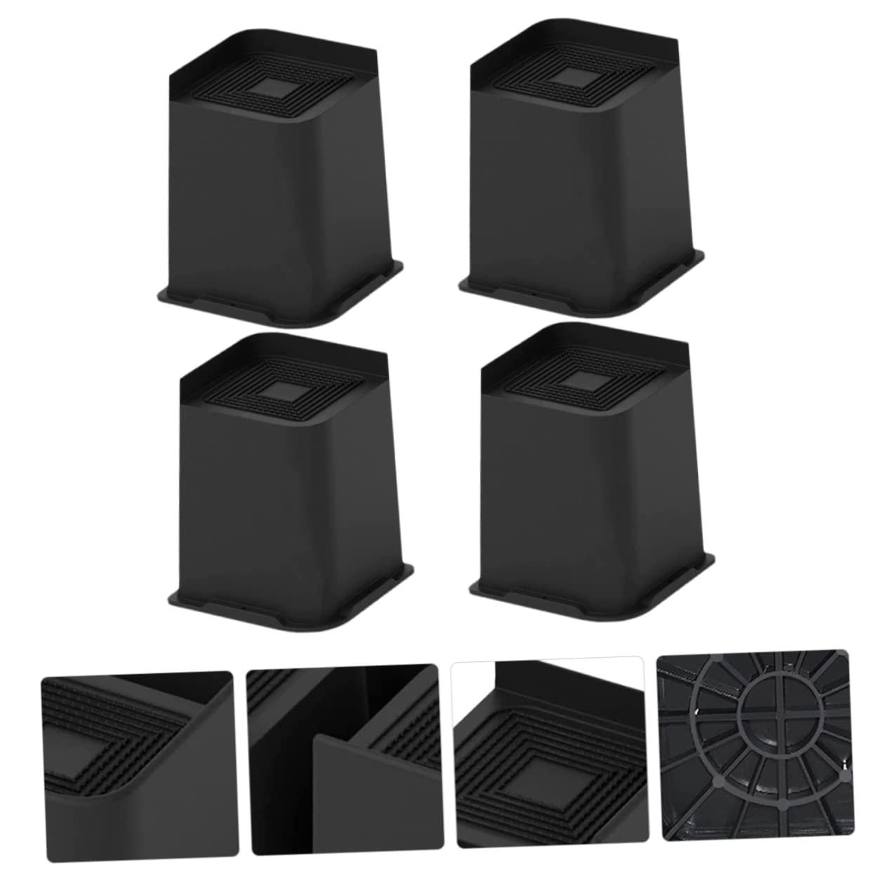 TOKIDNY TOKIDNY 4pcs Furniture Risers Non Slip Bottom for Sofa Couch Chair Bed Ideal Table Lift and Chair Riser for Increased Height