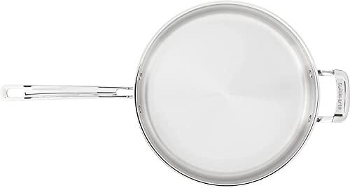 Cuisinart Cuisinart MCP33-30HN MultiClad Pro Triple Ply 5.5-Quart Saute Skillet, Sauté Pan w/Helper & Cover