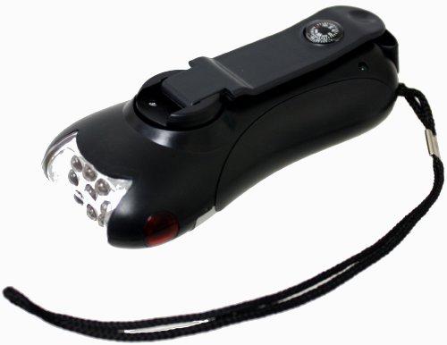 Kaito Kaito KA309 Wind-up 9-LED Flashlight with Compass