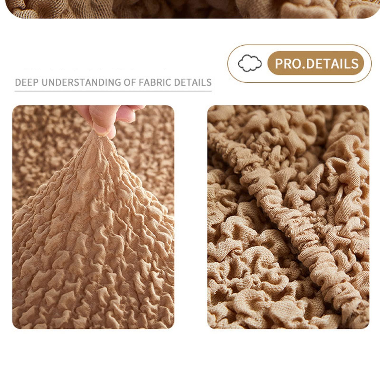 CAMZ Fireside Chair Cover, Stretch Armless Lounge Chaise Slipcover Lazy Floor Sofa Furniture Protector Lounge Chair Slipcover Decorative Bean Bag Couch Cover-G||Fireside Chair