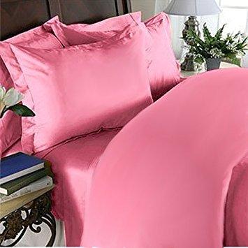 MattRest MattRest Luxury Bed Sheets Set - #1 On Amazon! Best, Softest, Coziest Bed Sheets Ever! 1800 Thread Count - WRINKLE RESISTANT - Egyptian Quality ULTRA SOFT LUXURIOUS 4 pcs Bed Sheet Set, Deep Pocket Up to 16\" - King , Light Pink