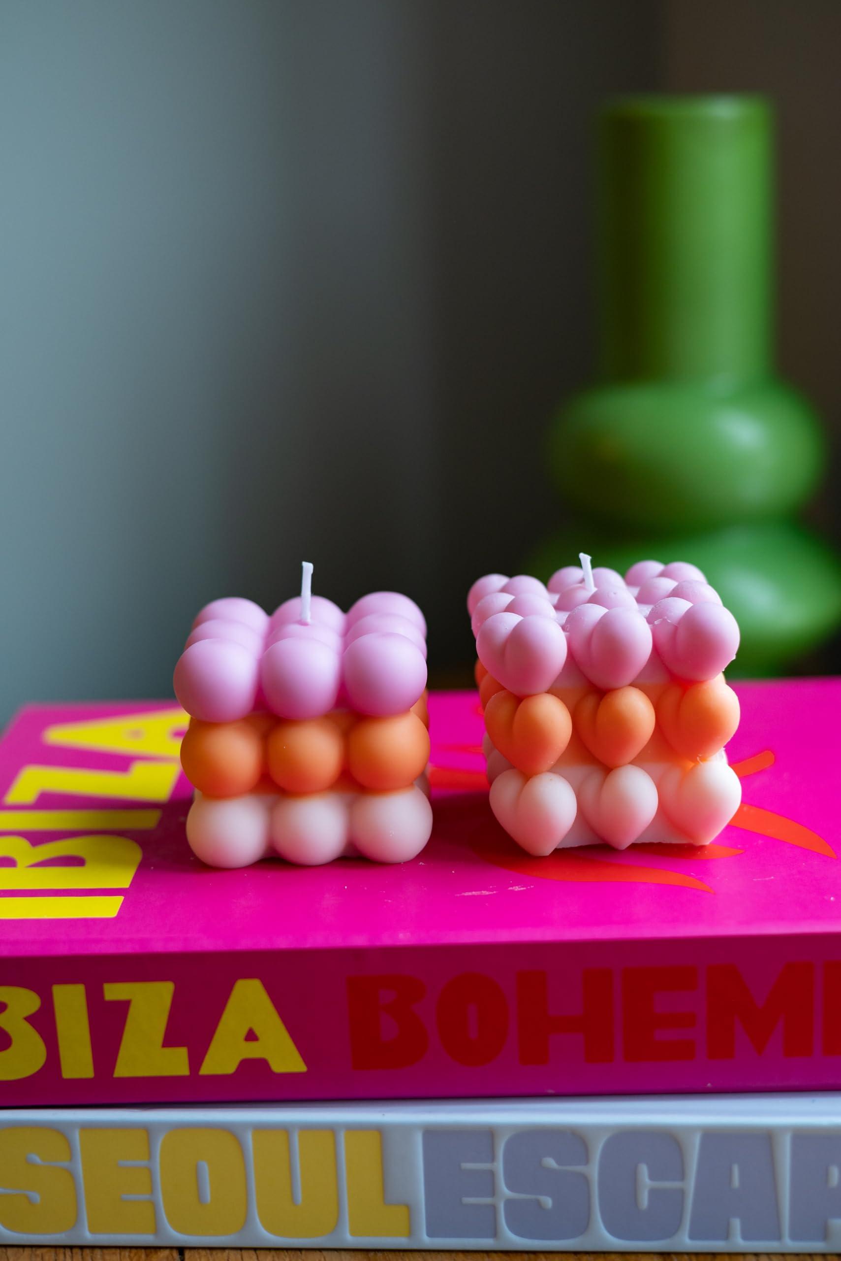 Generic Classic Bubble Candle (Color: Blue, Scent: Unscented)