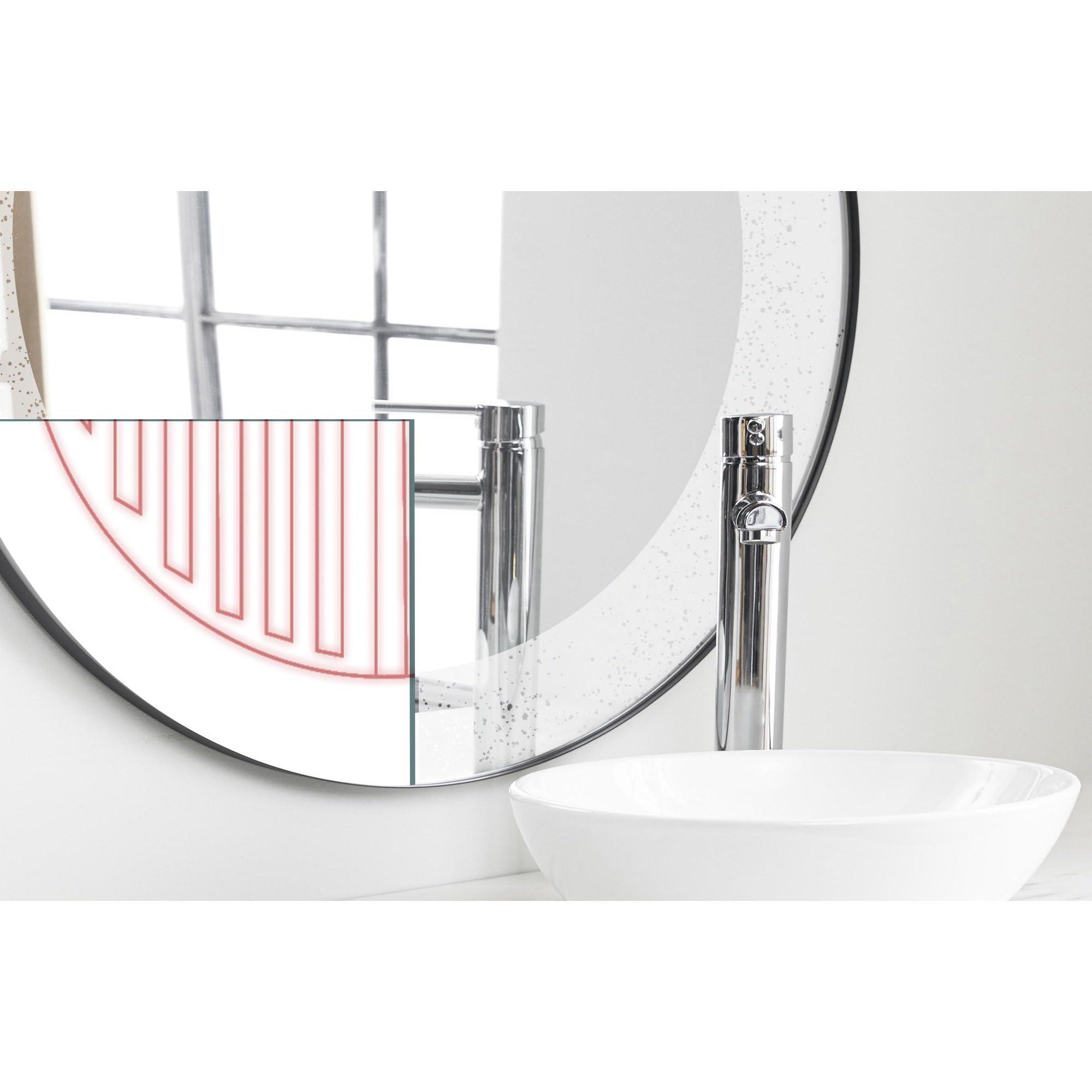 WarmlyYours Mirror Defogger Rectangular 24x32 in. Electric Fog Remover Self-adhesive Backing for Bathroom Wall Mirror, ClearlyYou FFM-2432 by WarmlyYours