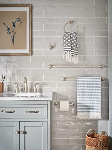 Moen Moen Y1208BN Oxby Collection Pivoting Toilet Paper Holder, Brushed Nickel