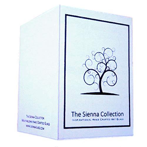 Sienna Sienna Glass HR8PUBL Friendship Heart, Purple and Blue, Small