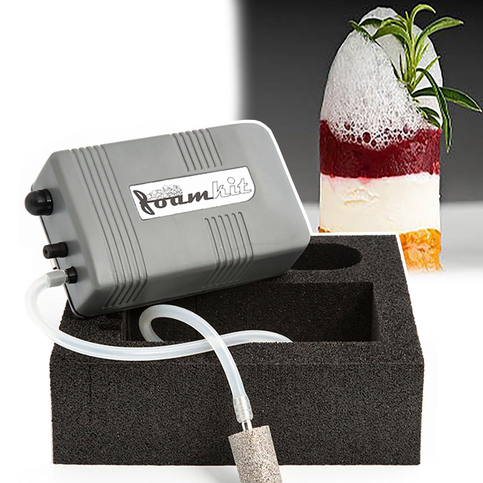 ZILOOK ZILOOK Foam Generator/Foam Machine, Molecular Gourmet Cooking Bubble Machine, Kitchen Cooking Bubble Tool, Used for Barbecue, Cocktail Drinks, Tableware Foam Making