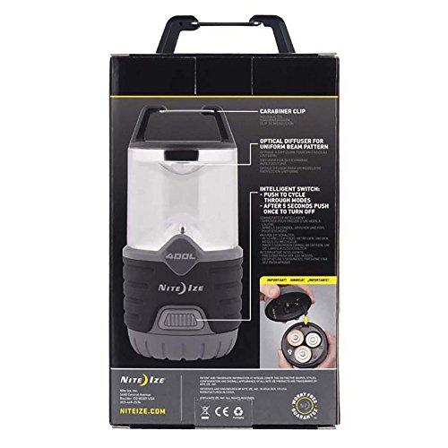 Nite Ize Nite Ize Radiant Lantern 400 Lumens Black w/Carabiner Clip Handle Light(2-Pack)