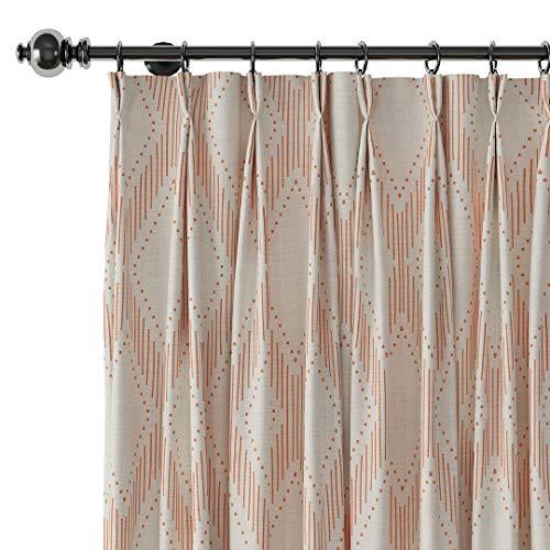 Bowcore Bowcore 2 Layers Blackout Curtains Flowers Pattern Set Privacy Lining Soundproof Window Curtain Panels for Bedroom, Living, Dining Room, Farmhause