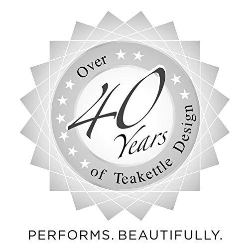 Chantal Chantal Classic Loop Enamel on Steel Whistling Tea Kettle, 1.8 quart (Red)