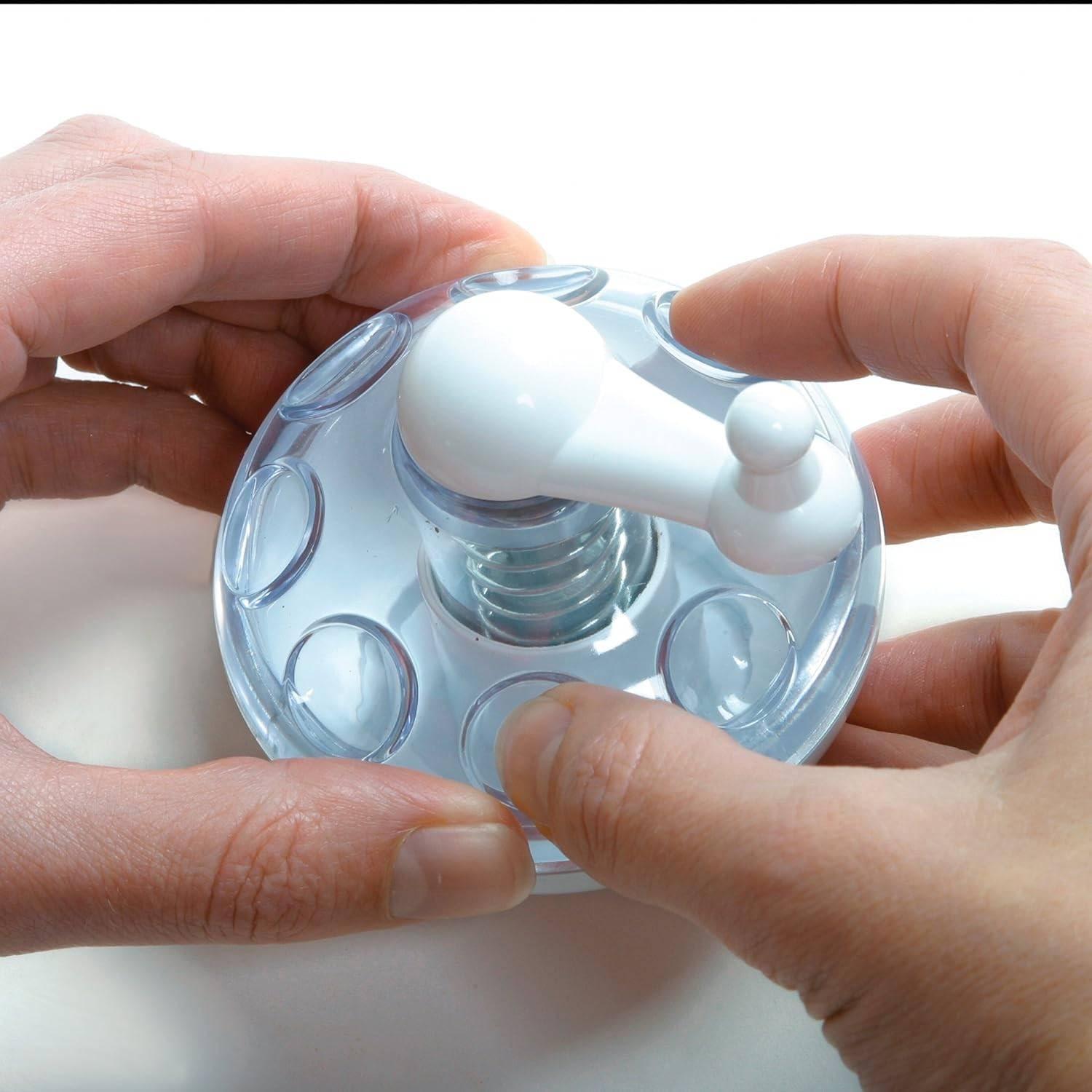 Norpro Norpro Nut and Hard Spice Grinder for Nutmeg Ginger Rock Salt and Peppercorn White 3.5" x 3" x 3"