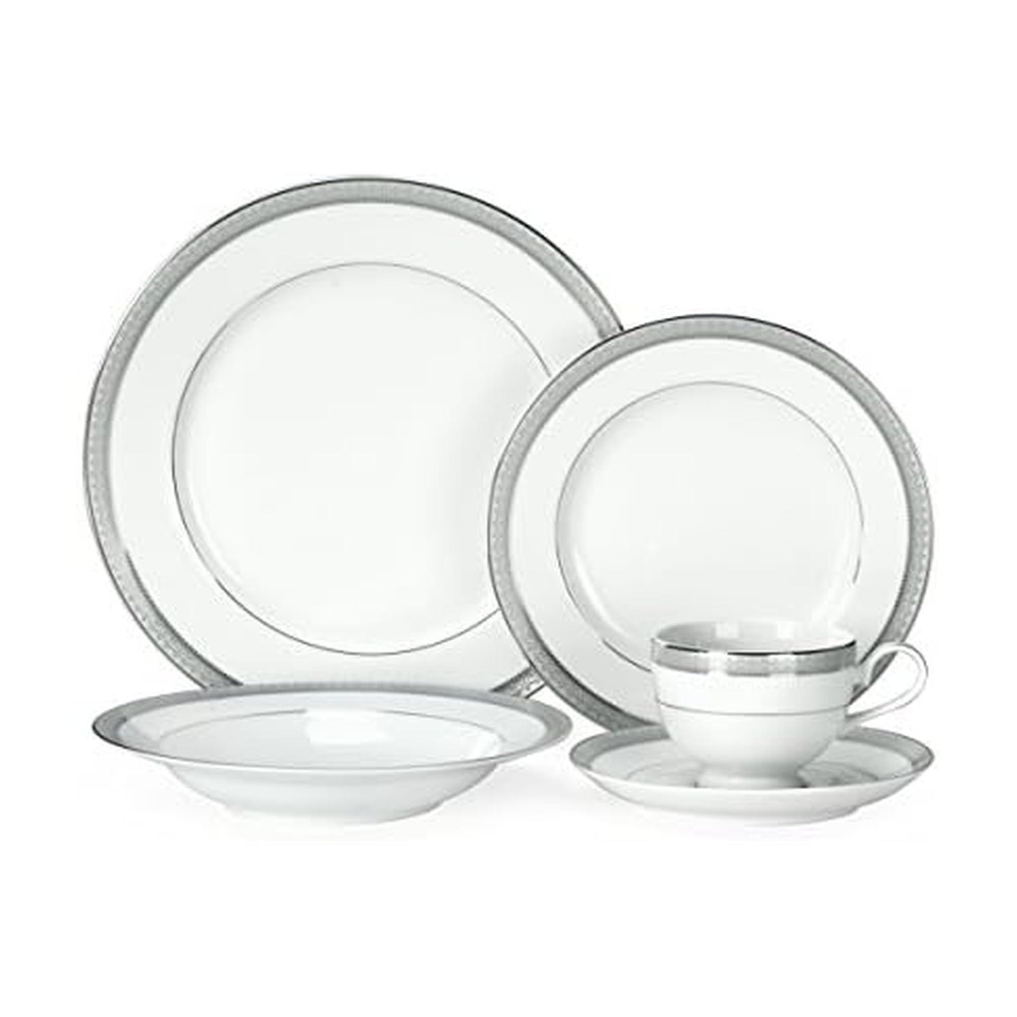 Mikasa Mikasa Platinum Crown 40-Piece Dinnerware Set, Service for 8