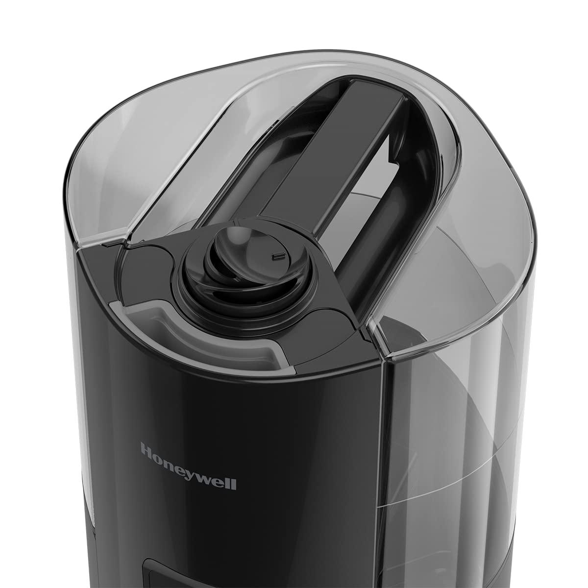 Honeywell Honeywell Dual Comfort Cool + Warm Mist humidifier. Humidifier for Bedroom, Office, Living Room and Home. Provides Temporary Relief from Dry air discomforts - Black, HWC775B