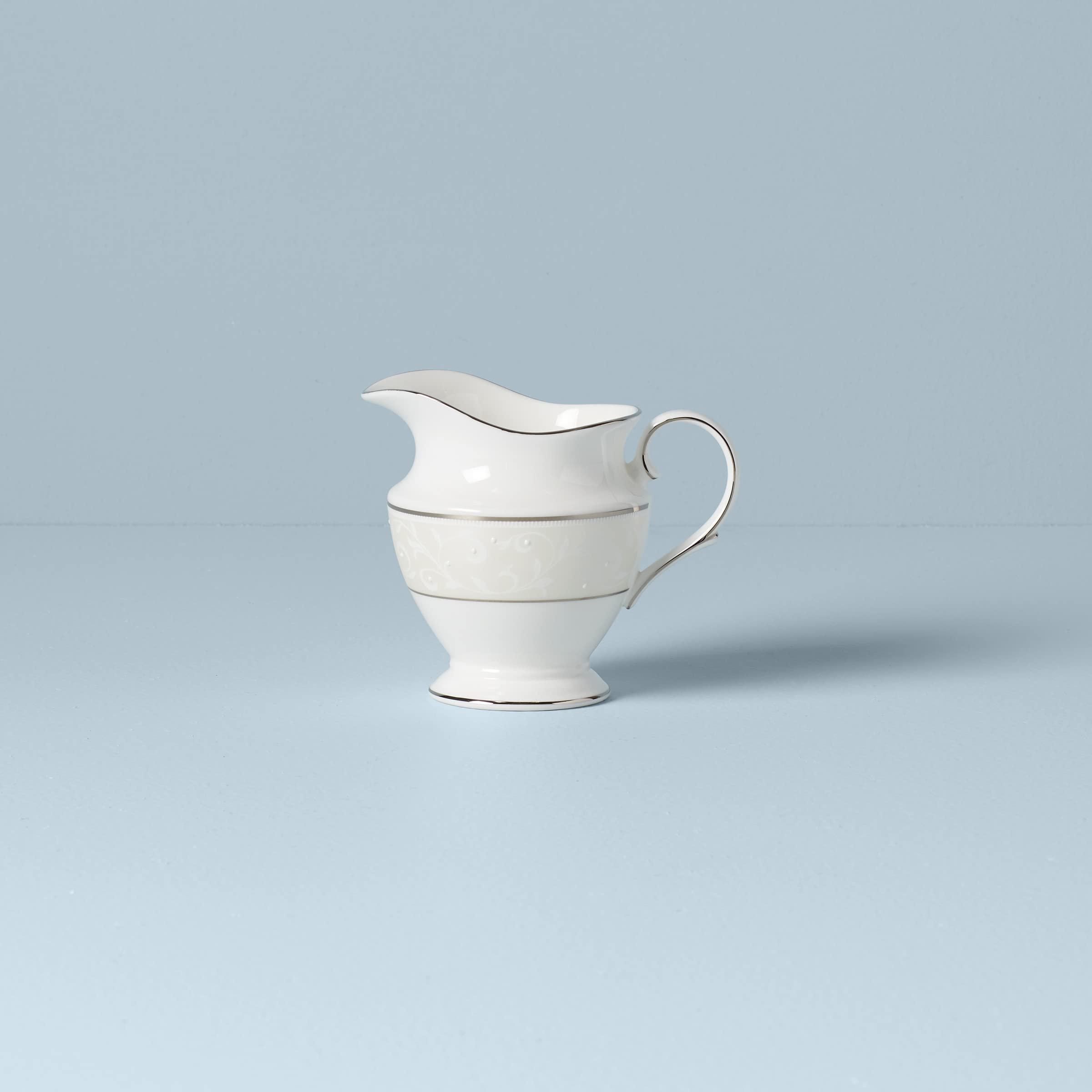 Lenox Lenox Creamer Opal Innocence, White