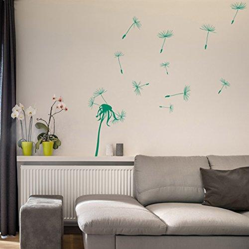 RoyalWallSkins Dandelion Wall Vinyl Decal, Vinyl Wall Stickers for Nursery Living Space Wall Design Home Decor (855 BUBLEGUM)