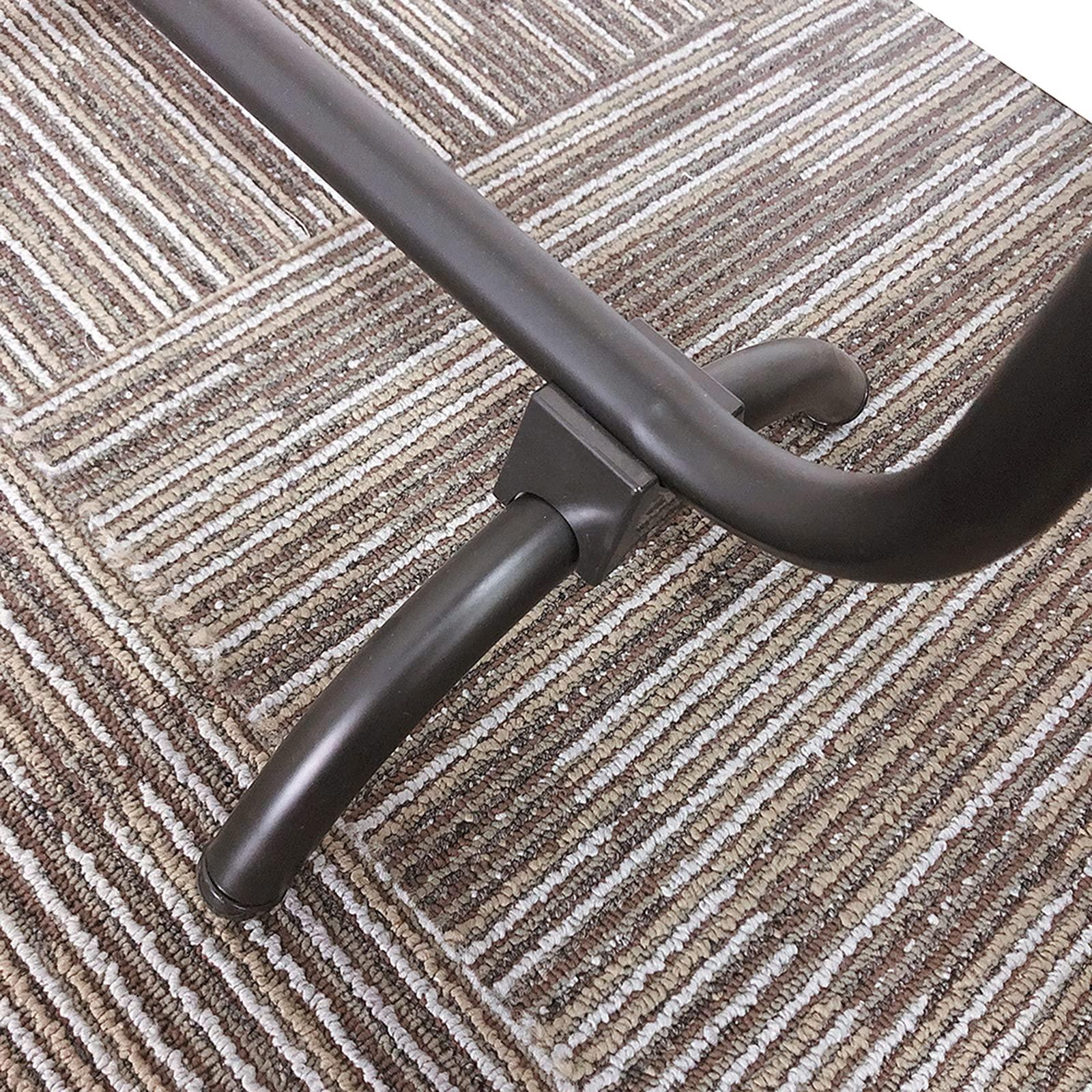 wph Freestanding Electric Towel Warmer, Home Bathroom Thermostat Heated Towel Drying Rack, Portable 5-Bar Aluminum Alloy Heated Towel Rail Radiator, 100W, 920X560x300mm,Black