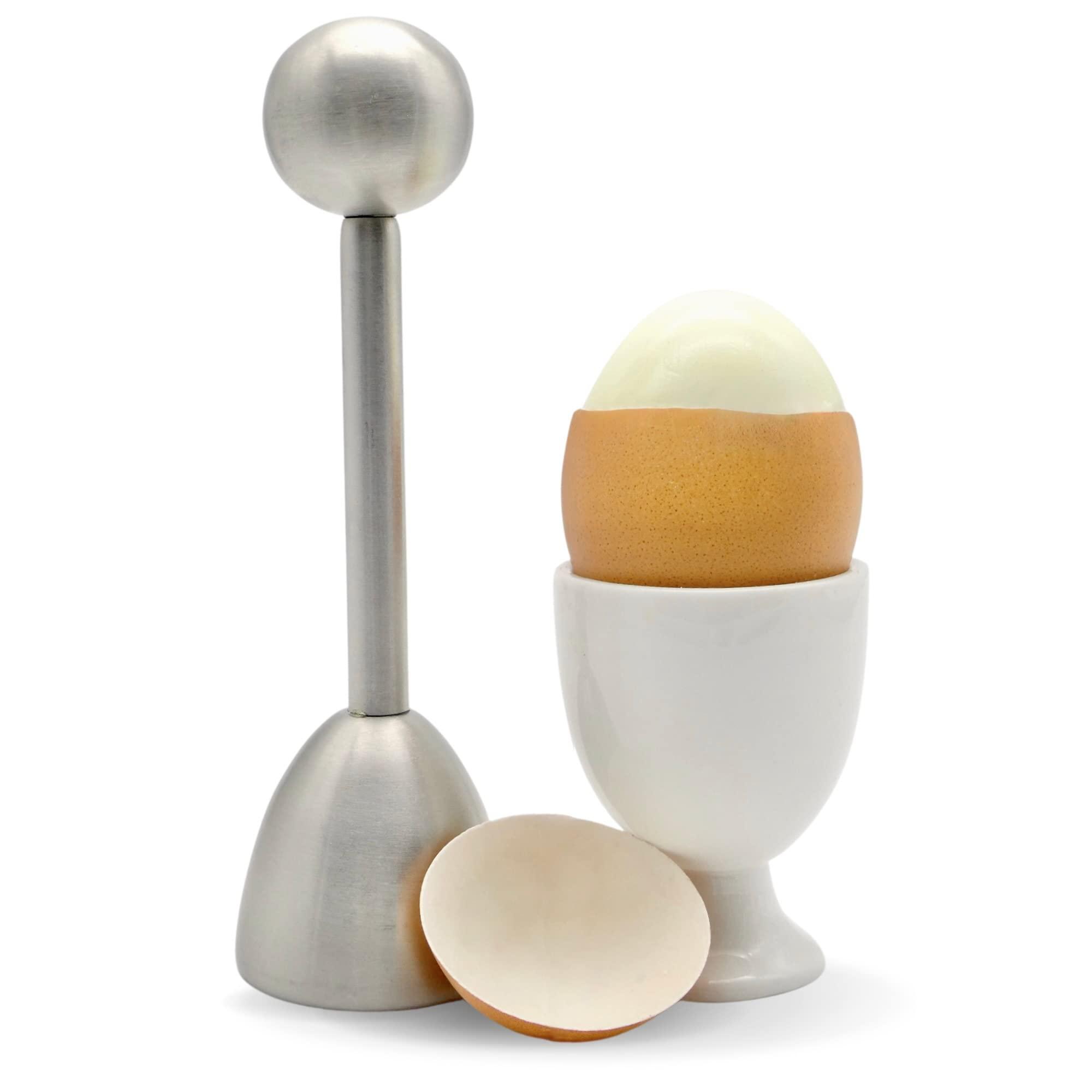 Impeccable Culinary Objects (ICO) ICO Stainless Steel Egg Topper and Perfect Egg Opener for Soft Boiled Eggs, Egg Cracker for Hard Boiled Eggs
