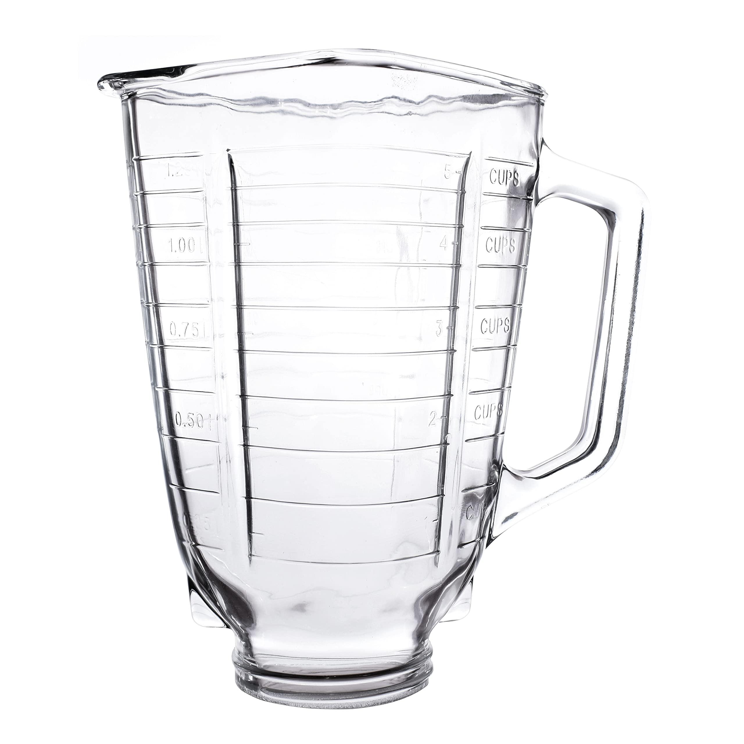 Univen Univen 5 Cup Glass Square Top Blender Jar fits Oster & Osterizer Blenders