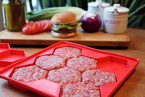 Shape+Store Shape+Store Burger Master Innovative 8-in-1 Burger Press & Freezer Container Makes 8 Quarter-Pound Burgers 32 Oz., Tasty Amazing Burgers, Easy-To-Clean & Dishwasher Safe