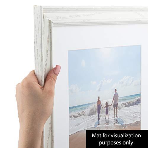 ArtToFrames ArtToFrames 13x18 inch Off White Stain on Solid Wood Wood Picture Frame, 2WOM0066-78238-YWHT-13x18
