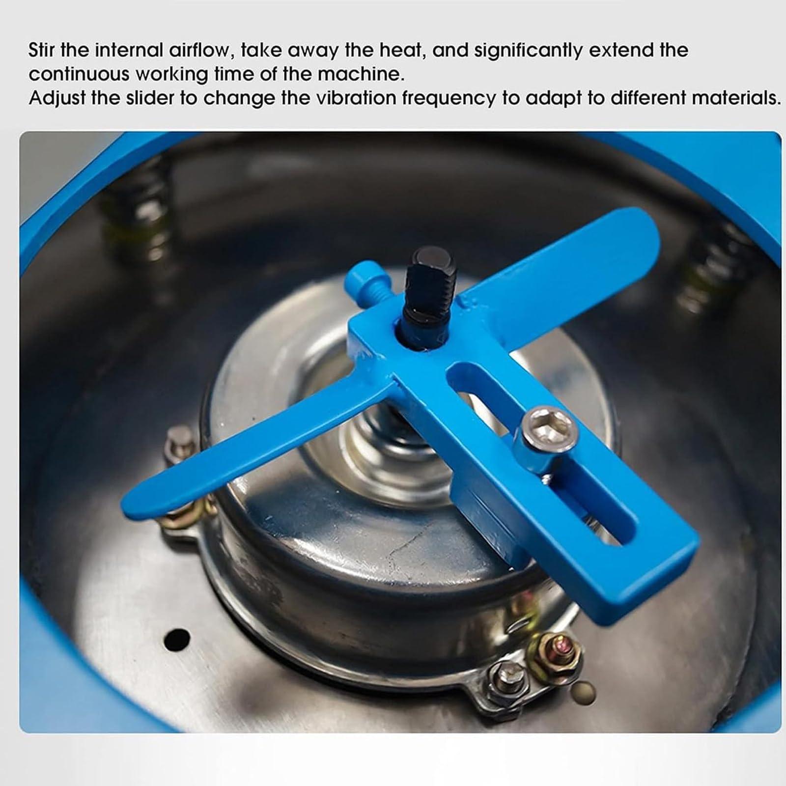 HENGCMM HENGCMM Automatic Powder Sifter Machine Automatic Sieve Shaker Vibrating Machine Flour Sifter Electric Vibrating Sieve Machine 50W Sifter Shaker Machine 1350 r/min for Flours, Herbal Powder,10cm-110V