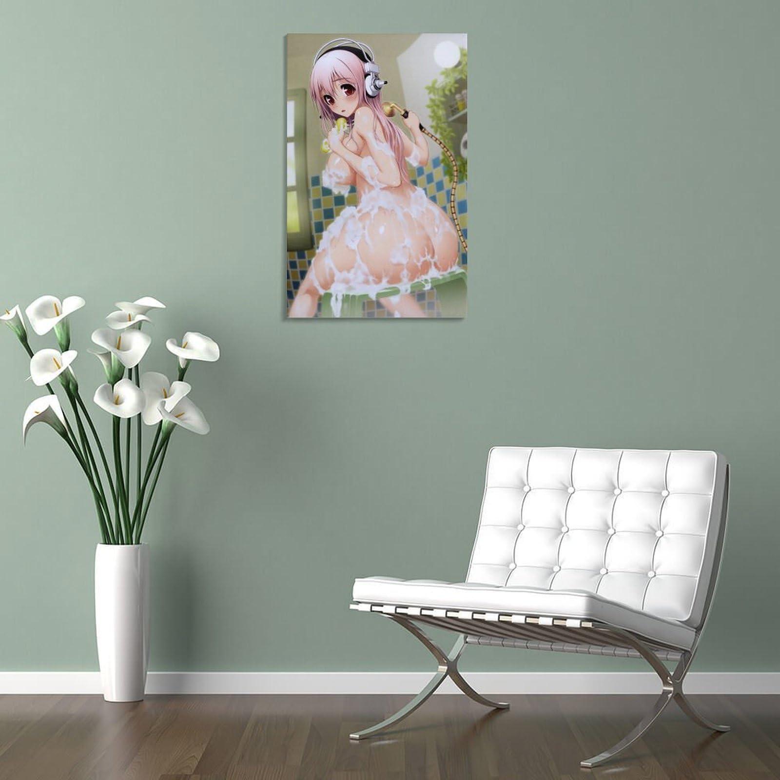 HomeLoft Basics Sonicomi Game Anime Posters Super Sonico Girl Idol Group Boobs Posters Bathroom Posters Canvas Art Poster And Wall Art Picture Print Modern Family Bedroom Decor Posters 12x18inch(30x45cm)